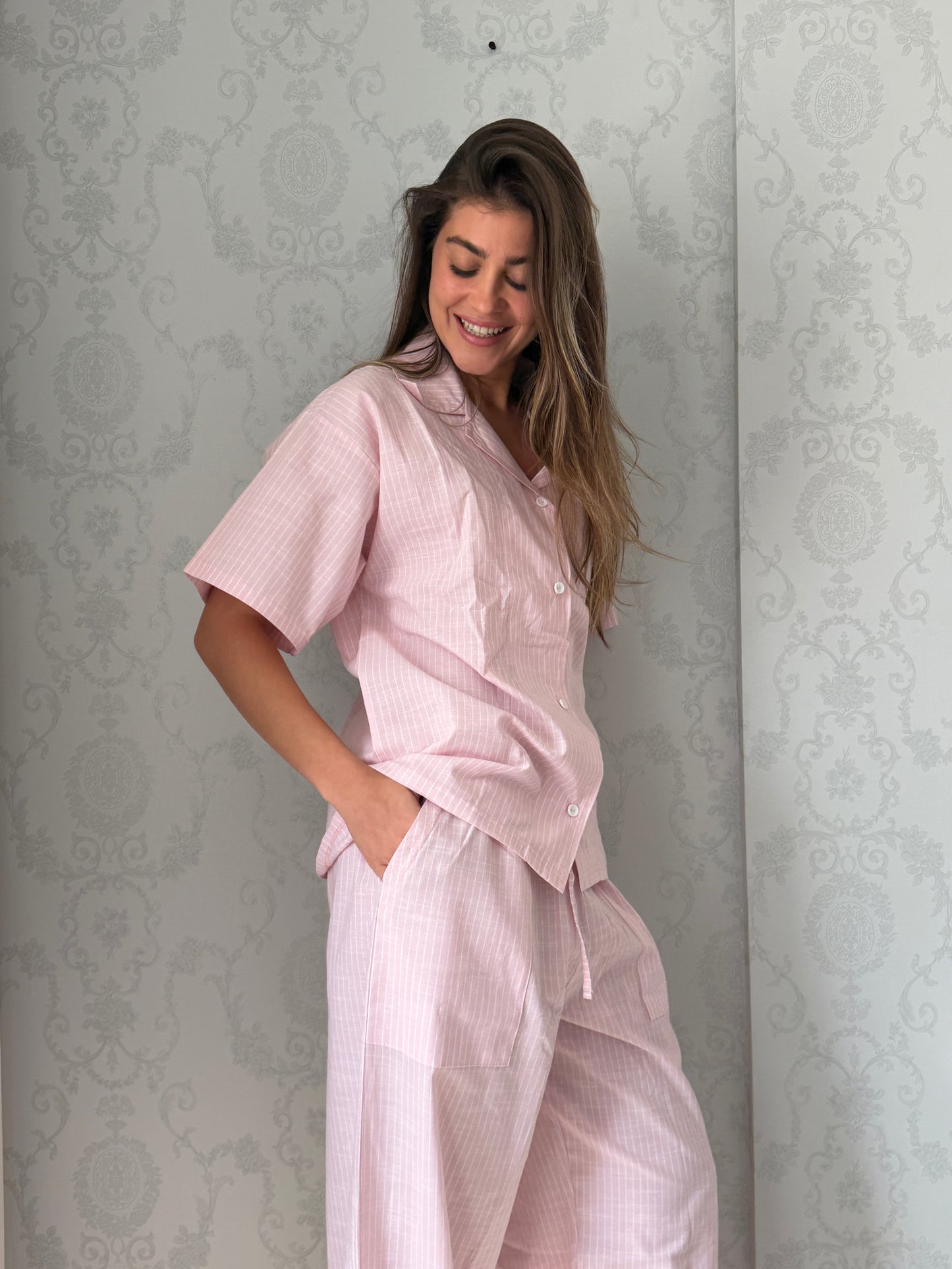 Pink Milk Stripes - Pajamas