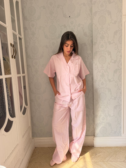 Pink Milk Stripes - Pajamas