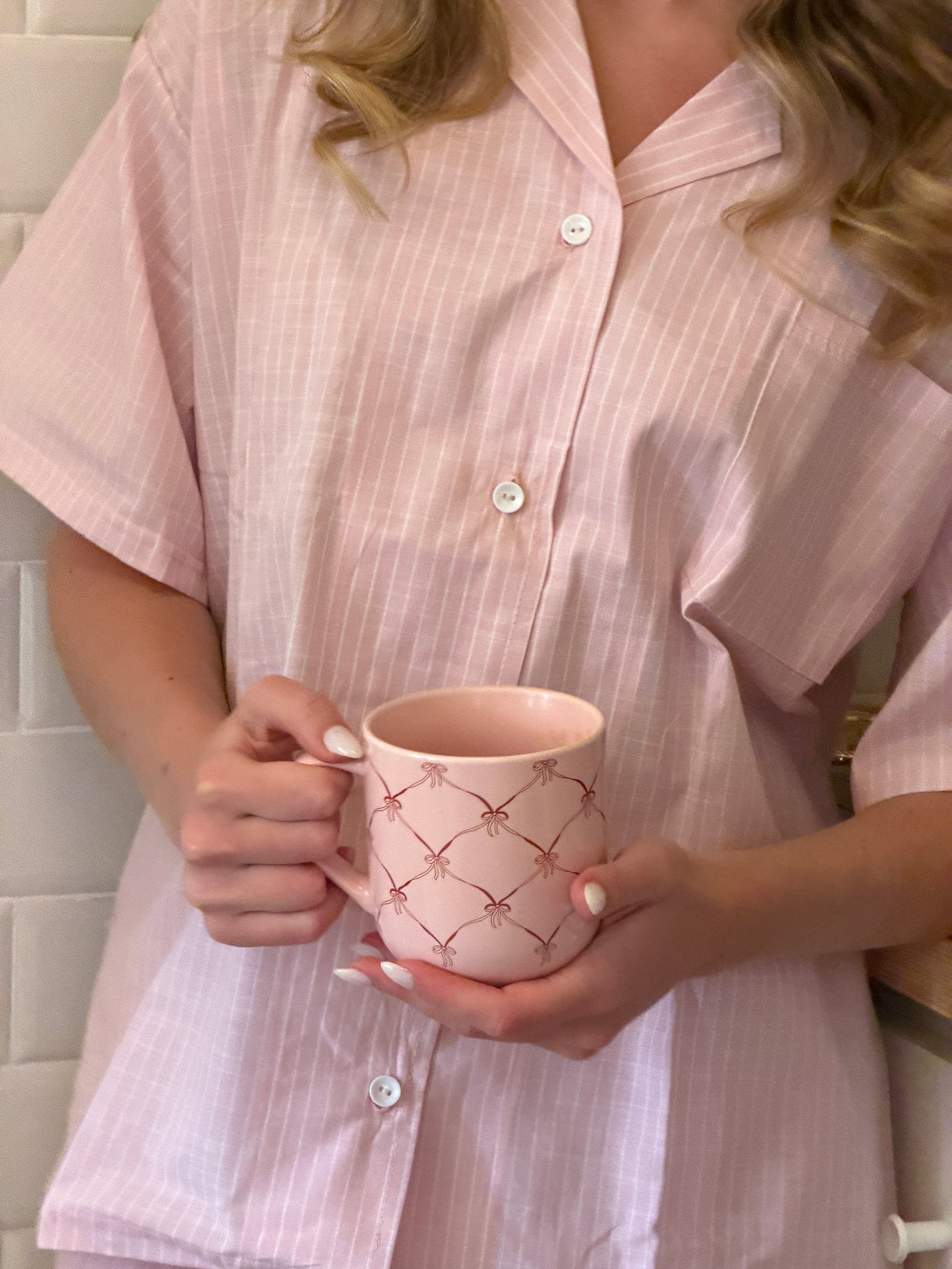 Pink Milk Stripes - Pajamas