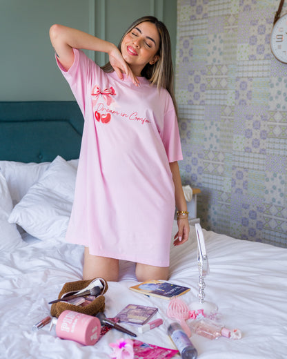 Dream in comfor pink nightshirt